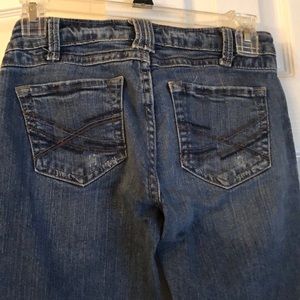 Aeropostale Stretch Boot distressed washed jeans